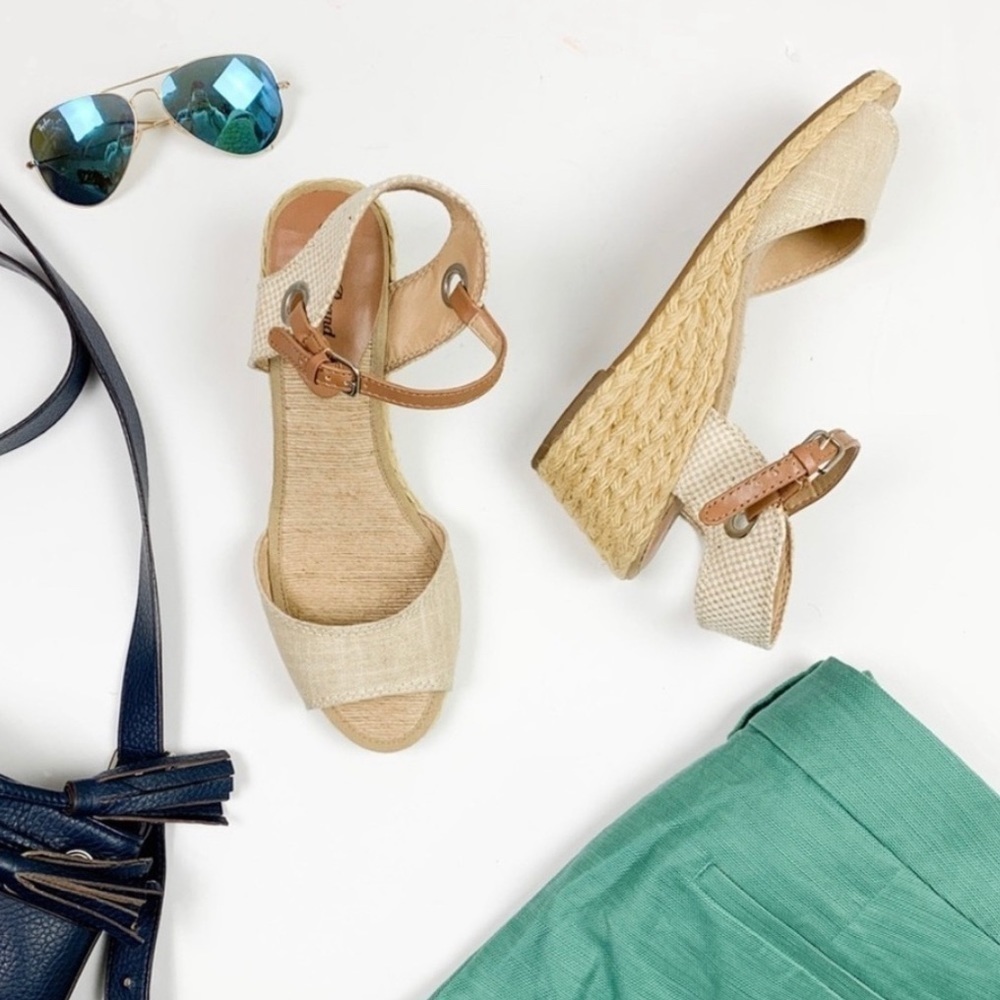 Lucky Brand Kyndra bohemian wedge heel sandals